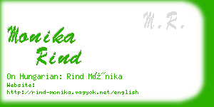 monika rind business card